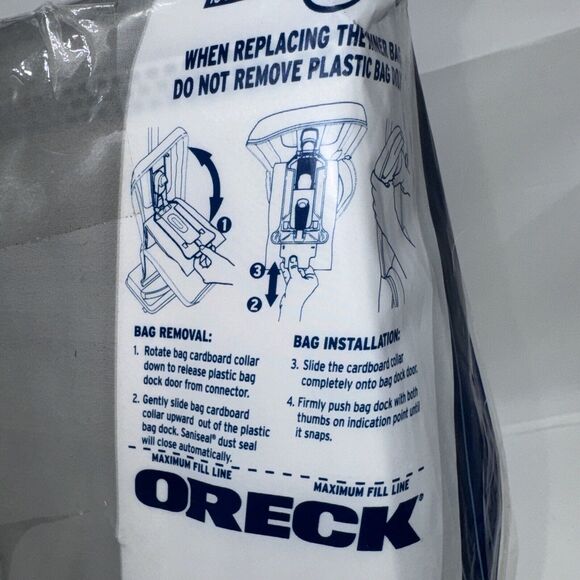 Oreck Type CC Vacuum Bags CCPK80H - 3Pack with Activated Charcoal Odor Control - Picture 2 of 5